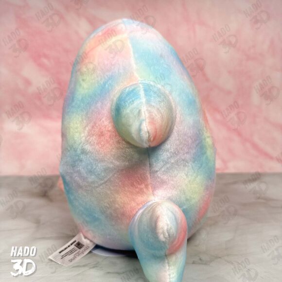 Mofusand Pastel Shark Cat BIG Plush Marble Rainbow Meow Japan Exclusive New - Picture 4 of 7